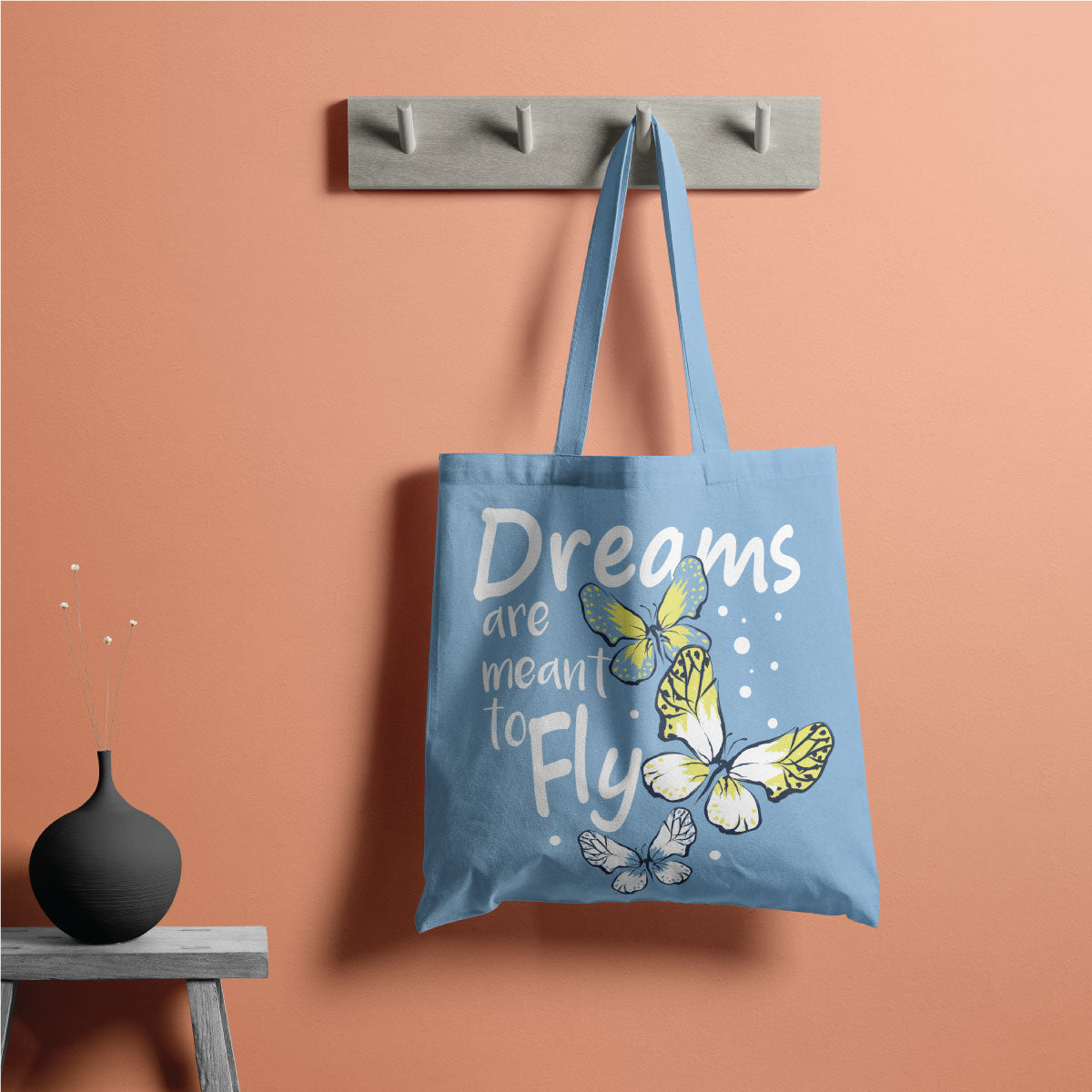 Butterfly Dreams Canvas Tote Bag